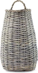 Wall Hanging Pocket Basket; Woven Wicker Rustic Farmhouse Gray Washed Long. Fixed Price $49.99.