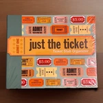 Just The Ticket : Stub Organizer By Peter Pauper Press Staff 2010. Fixed Price $15.29.