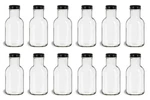 North Mountain Supply Ounce Glass Stout Sauce Bottle - With 38MM Black Metal. Fixed Price $37.44.