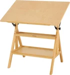 Adjustable Wood Drafting With Storage Racks For Artists And Designers. Fixed Price $265.99.
