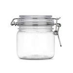 2PCS 10 OZ/300ML Clear Round Plastic Home Kitchen Storage Sealed Jar Bottles .... Fixed Price $18.42.