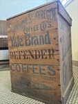 Vintage Wood Steinwender Stoffregen Yale Coffee Crate St. Louis Missouri Box Bin. Fixed Price $445.50.
