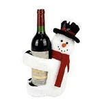 2-NEW St. Nicholas Square Snowman Wine/liquor Gift Holiday Bottle Holder Cute. Fixed Price $19.90.