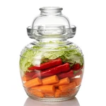 Haeljard Glass With Lid Fermentation Jar, 1.5L/16X20CM, Clear. Fixed Price $30.76.