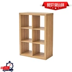 Better Homes & Gardens 6-CUBE Storage Organizer Shelf, Light Honey Wood Finish. Fixed Price $71.99.