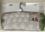 Interdesign Closet Storage Organizer Rack For Ties,belts Chrome 18 Compartment. Fixed Price $16.00.