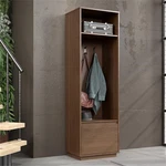 Linon Keane Wood Mid Century Hall Tree With One Drawer Brown. Fixed Price $412.06.