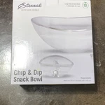 Eternal Kitchen Ideas Clear Plastic Chip & Dip Snack Bowl Set, Bpa Free. Fixed Price $16.06.