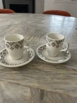 Villeroy Boch Artesano Montage Espresso Cups & Saucers Set Of 2. Fixed Price $49.99.