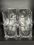Mdesign Plastic Stackable Water Bottle Holder Bin Set Of 4. Fixed Price $24.99.