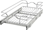 Pullout Kitchen Cabinet Drawer And Rolling Organizer Pantry Storage Bask. Fixed Price $80.11.
