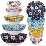 10 Pack Cloth Bowl Covers For Bread Rising - 5 Size Stretch Multicolor. Fixed Price $22.92.