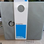 Room Essentials 11" Fabric Cube Storage Bin Gray Compatible With Shelve. Fixed Price $13.50.