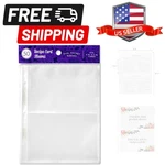 Binder Page Protectors For 4X6 Recipe Cards Photos 50 Count - Crystal Clea.... Fixed Price $39.99.