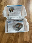 2 Storage Bins Pantry Handy Basket Kitchen Discovery Organizers Plastic Hles. Fixed Price $10.00.