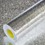 Kitchen Wallpaper Proof Sticker Backsplash Aluminum Foil Self-adhesive. Fixed Price $12.36.