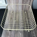 Rubbermaid Vintage Dish Drain Bisque 13.8X 5.9X17.6 Usa Made Thicker Coating. Fixed Price $25.99.