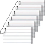 300 Count Index Cards 3X5 Ruled W Ring 180GSM Flash For Study School. Fixed Price $11.99.