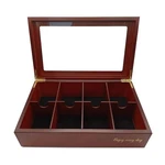 Bjoyful&loved Bjl Tea Bag Organizer, Wooden Box Glass Window Lid, Cherry. Fixed Price $70.99.