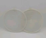 Vintage Tupperware Lid 230-15 Clear Round "z" Seal 9". Fixed Price $12.00.