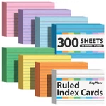 300COUNT Colored Index Cards 3X5, Ruled & Blank Flash 8 Portable .... Fixed Price $13.23.