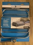 Interdesign Classico Shelf Divider Set Of 2 Chrome 06650. Fixed Price $15.00.