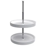 Rev-a-shelf 20'' Lazy Susan Full-circle Polymer 2-SHELF, White, 6012-20-11-52. Fixed Price $73.99.