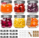 Eathtek Small Mason Jars 8OZ/240ML With Regular Lids, 6 Pack Glass Canning. Fixed Price $20.68.