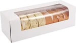 12" 4" 3.5" Roll Cake Boxes, Loaf Cookie White Bakery. Fixed Price $31.34.