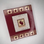 Vintage Lang Apple Recipe Card Album With Refill Pages & Dividers Holds 4X6. Fixed Price $15.99.