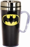 Dc Comics Batman Logo Insulated Travel Mug, 15 Ounces, Black. Fixed Price $13.95.