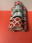 Dii Tango Red Lattice Shelf Liner (set Of 3 ) 12IN X 10 Ft 60% Viscose 40%. Fixed Price $69.99.
