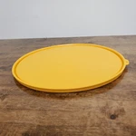 Vintage Tupperware #1832 Yellow 10" Round Replacement Seal Lid T-tab. Fixed Price $14.24.