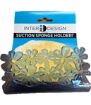 Interdesign Blumz Kitchen Sink Suction Holder For Sponges, Scrubbers, Blue. Fixed Price $14.99.