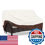 Sobana Outdoor Couch Cover 3-SEATER Waterproof Patio Furniture Beige 79X38X35. Fixed Price $65.73.
