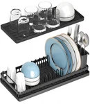 Chloryard Small Dish Drying Rack, Compact Sink Drainer Plate Organizer W.... Fixed Price $31.03.