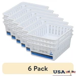 Square Mini Plastic Storage Trays 3*6 Pc Stackable Organizer Home Office Crafts. Fixed Price $18.81.