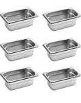 Bieama Pack Hotel Pans 1/9 Size 2.6" Deep Fsp Commercial Stainless Steel. Fixed Price $39.56.