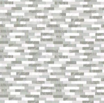 Gray Marble Linear Mosaic Tiles Self Adhesive Vinyl Contact Paper Peel Stick. Fixed Price $15.99.