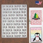 Fa La Background Cutting & Embossing Die Christmas Carols Cards Cor +. Fixed Price $18.49.