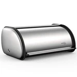 Enloy Bread Box For Kitchen Counter, Stainless Steel Roll Top Bin, Sliv.... Fixed Price $69.24.