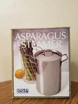 Rsvp Stainless Asparagus Steamer 9"X5.5" W-steel Wire Basket & Lid 5243. Fixed Price $34.99.