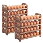 Maxcheck 9-TIER Stackable Wooden Holder, Large Capacity For 108 Eggs, Cou.... Fixed Price $54.00.