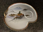 Set Of Six Vintage Yamazaki Kutani Mt Fuji Japan Tea Snack Plate Porcelain China. Fixed Price $124.99.
