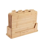 14.56"L X 11"W Bamboo Cutting Board Set Of - Wood With Ho.... Fixed Price $74.27.