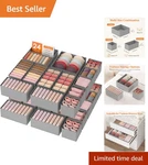 Space-saving Foldable Closet Organizer 24 Bins For Ultimate Storage Control. Fixed Price $38.94.