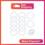 Whtchsu 12 Pieces Rubber Seals For Glass Jars, Airtight And Leakproof Silicone. Fixed Price $8.60.