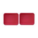 Replacement Lid For 6-CUP Pyrex Cover Rectangle (6.75" 8.75") Red (2-PACK). Fixed Price $9.99.