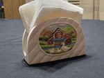 Vintage Gibson Omc Japan Farmhouse Ducks Ceramic Napkin Holder Country Decor. Fixed Price $7.00.