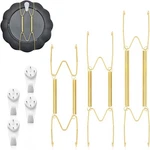 Decorative Plate Hangers For The Wall Sizes Of 3PCS 6/8/10 Inch, Glod. Fixed Price $13.24.